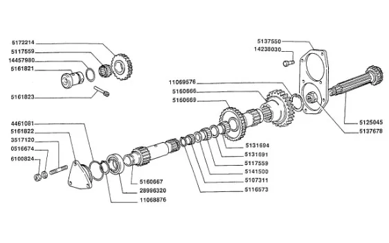 5125045 - вал-шестерня
